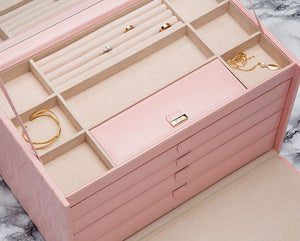 Wolf Jewelry Portfolio WOLF Caroline Extra Large Jewelry Case