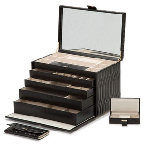 Wolf Palermo Large Jewelry Box - Black