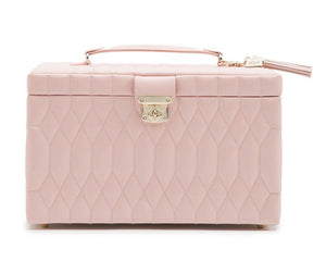 Wolf Jewelry Portfolio Rose Quartz WOLF Caroline Large Jewelry Case