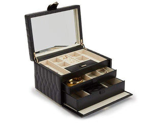 Wolf Jewelry Portfolio WOLF Caroline Medium Jewelry Case