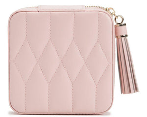 Wolf Travel Case Rose Quartz WOLF Caroline Zip Travel Case