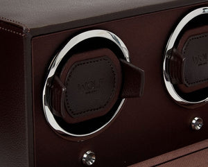 WOLF Watch Winder WOLF Cub Double Watch Winder with Cover