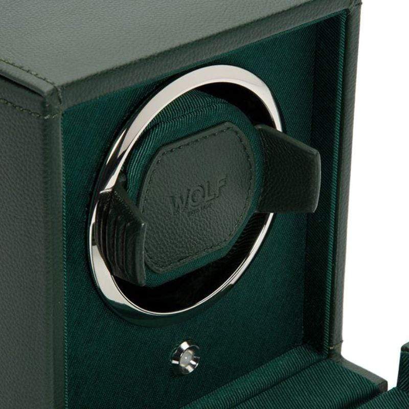 WOLF Elements Fire Watch box, 10 Watches, Red, Vegan Leather