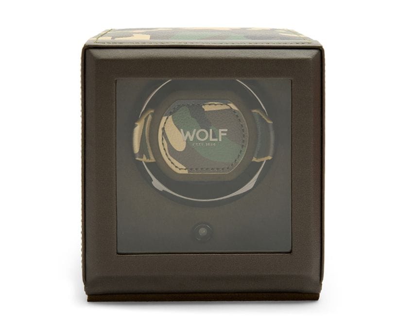 WOLF Watch Winders Earth WOLF Elements Single Cub Watch Winder