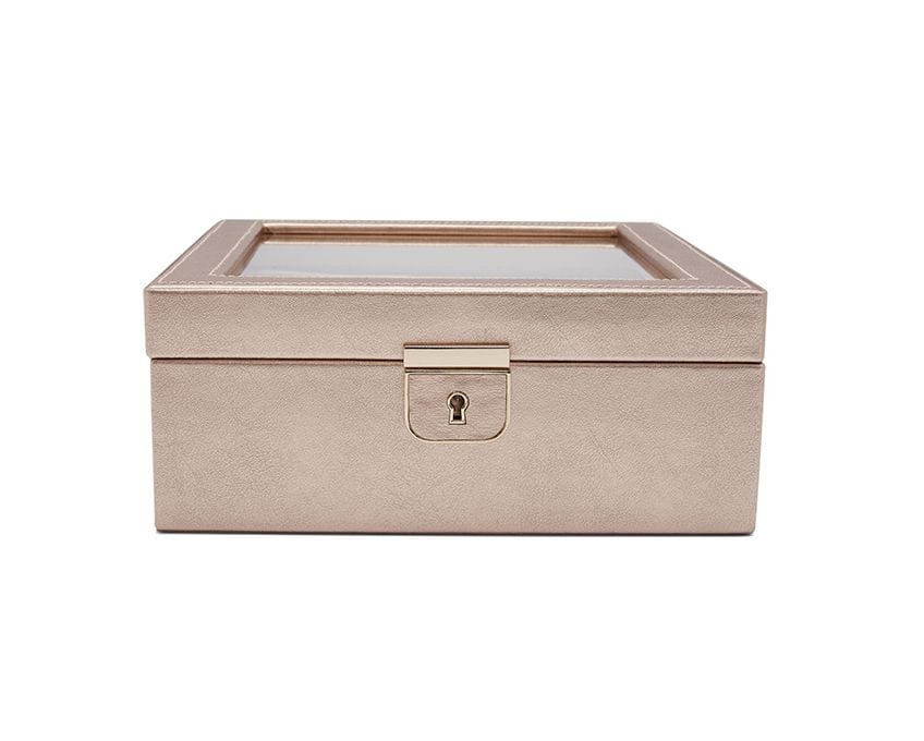 Wolf Watch Box Palermo Rose Gold WOLF Palermo 6 Piece Watch Box