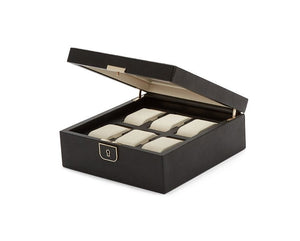 WOLF Palermo 6 Piece Watch Box Lux Watch Winders