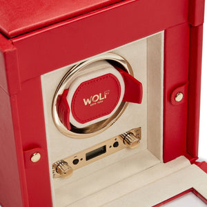 WOLF Watch Winders WOLF Palermo Single Watch Winder With Jewelry Storage