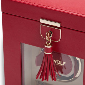 WOLF Watch Winders WOLF Palermo Single Watch Winder With Jewelry Storage