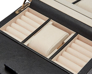 WOLF Watch Winders WOLF Palermo Single Watch Winder With Jewelry Storage