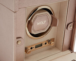 WOLF Watch Winders WOLF Palermo Single Watch Winder With Jewelry Storage
