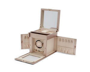 WOLF Watch Winders WOLF Palermo Single Watch Winder With Jewelry Storage