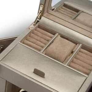 WOLF Watch Winders WOLF Palermo Single Watch Winder With Jewelry Storage