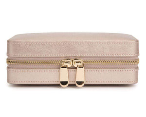 Wolf Jewelry Roll Rose Gold WOLF Palermo Zip Case
