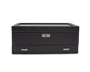 Wolf Watch Box WOLF Roadster 10 Piece Watch Box with Drawer