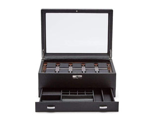 Wolf Watch Box WOLF Roadster 10 Piece Watch Box with Drawer