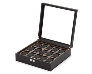 WOLF Roadster 15 Piece Watch Box Lux Watch Winders