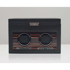Wolf Watch Winders Wolf ROADSTER Double Winder with Storage