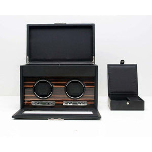Wolf Watch Winders Wolf ROADSTER Double Winder with Storage
