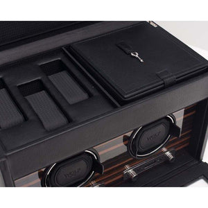 Wolf Watch Winders Wolf ROADSTER Double Winder with Storage