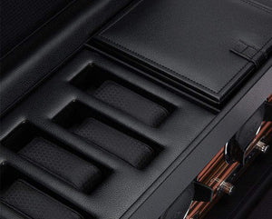 Wolf Watch Winders WOLF Roadster Triple Winder with Storage