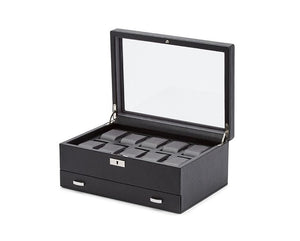 Wolf Watch Box WOLF Viceroy 10 Piece Watch Box with Drawer