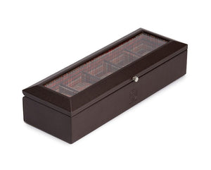 Wolf Watch Box WOLF WM BROWN 5 Piece Watch Box